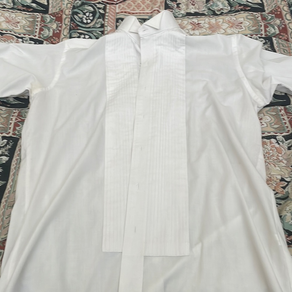 White Men’s Tuxedo shirt